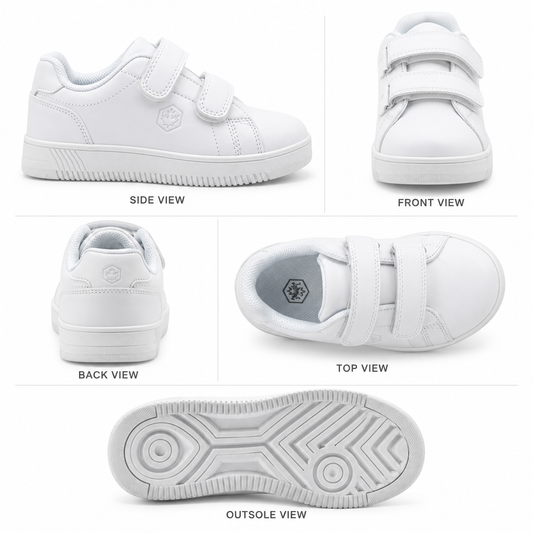 Lumberjack KIDSTER Boys Total White Sneakers