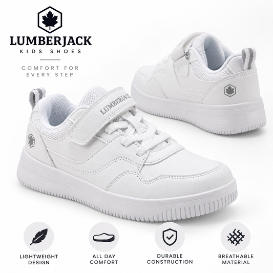 Lumberjack FINSTER Boys Total White Sneakers