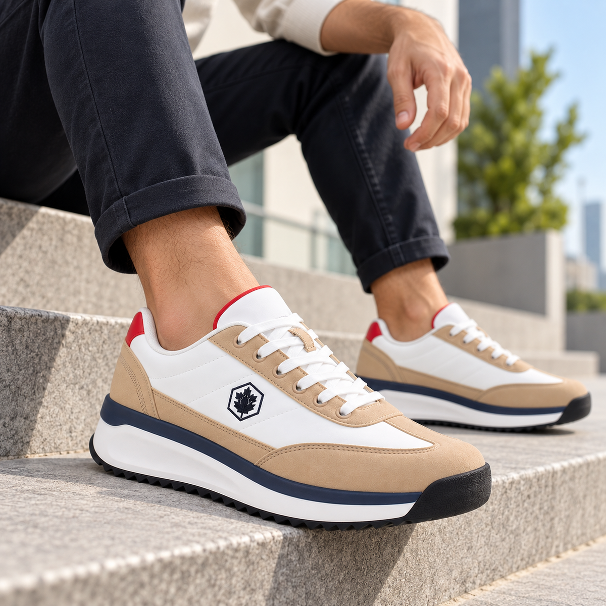 Lumberjack COFFEE Men’s Casual Sneakers – Coffee