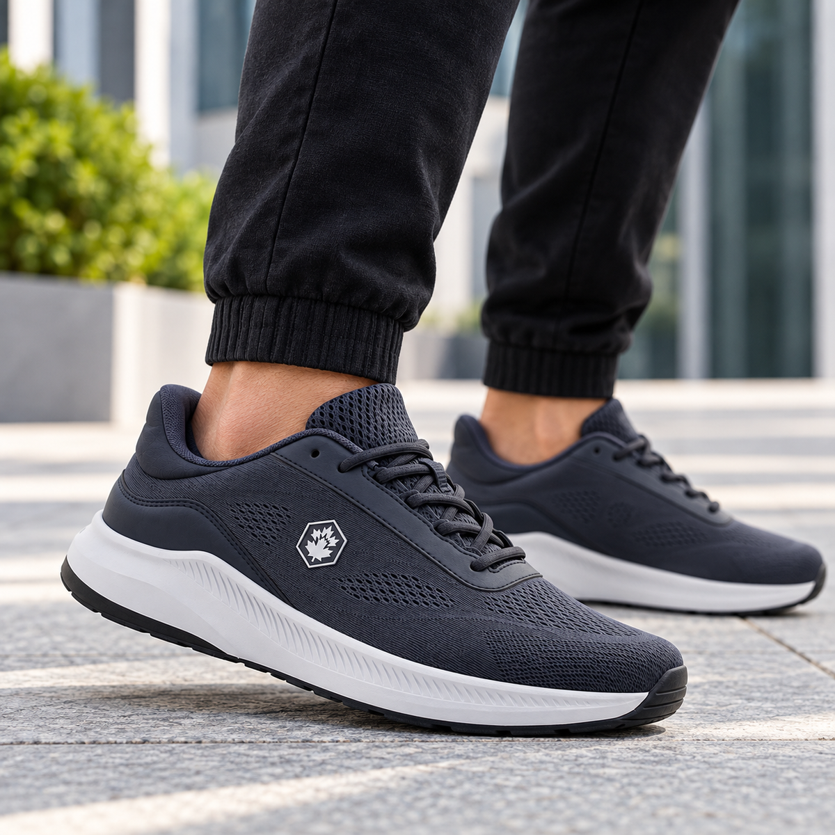 Lumberjack MUSONDA Men’s Casual Sneakers – Dark Navy