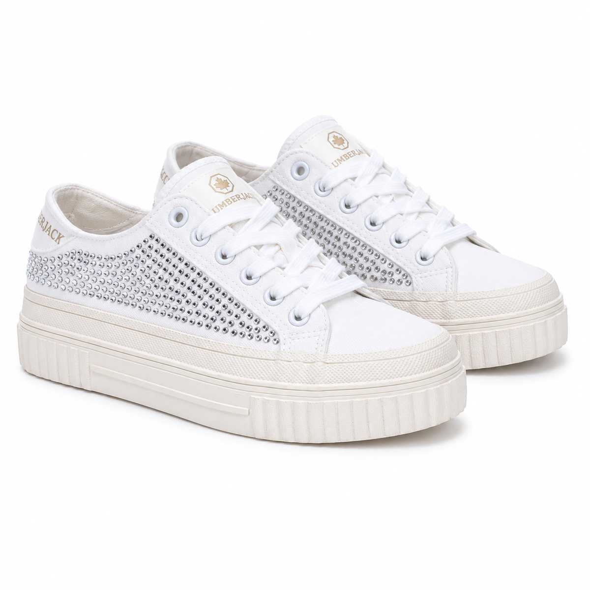 Lumberjack Anya White Women’s Platform Sneakers