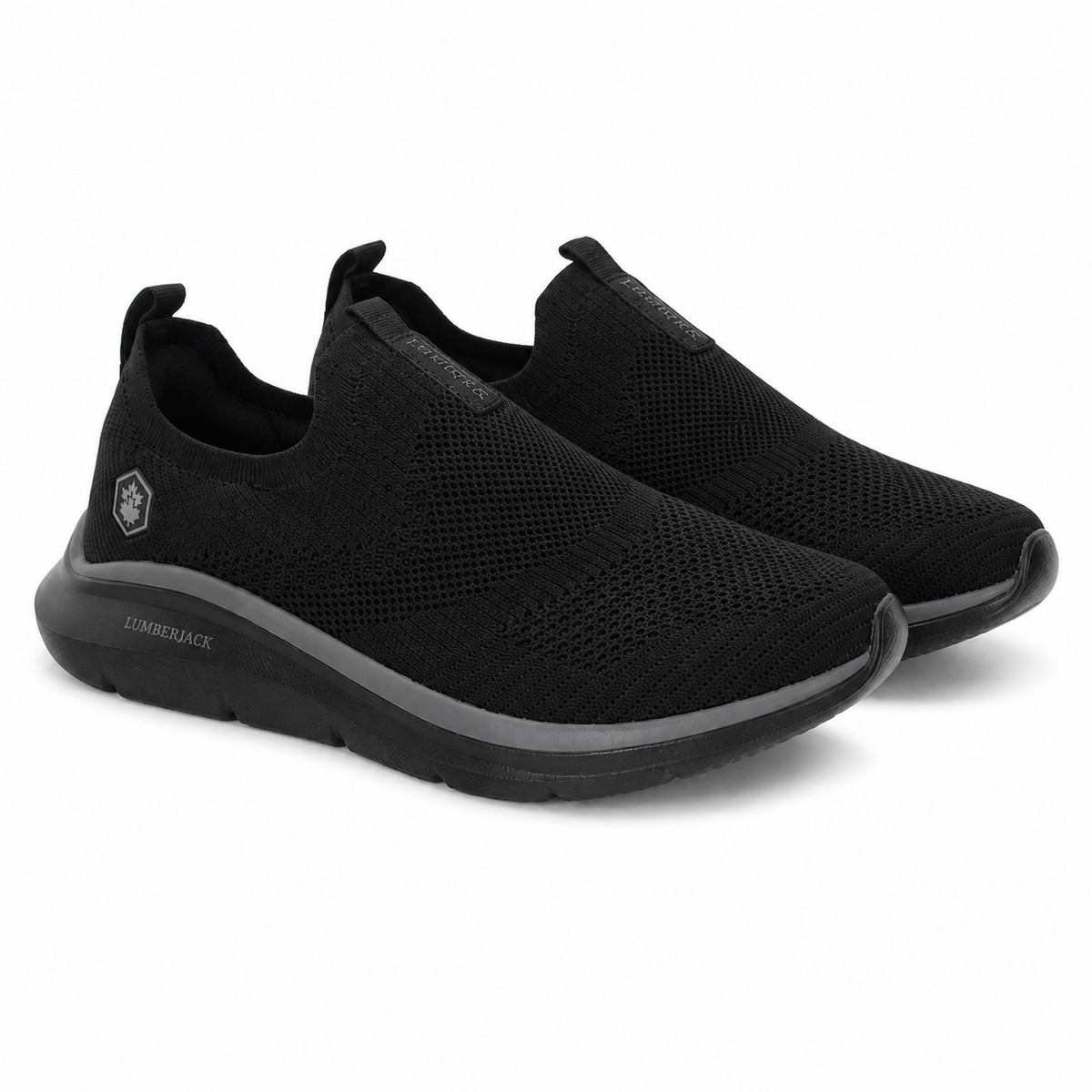 Lumberjack Lvory Women's Black Slip-On Sneakers