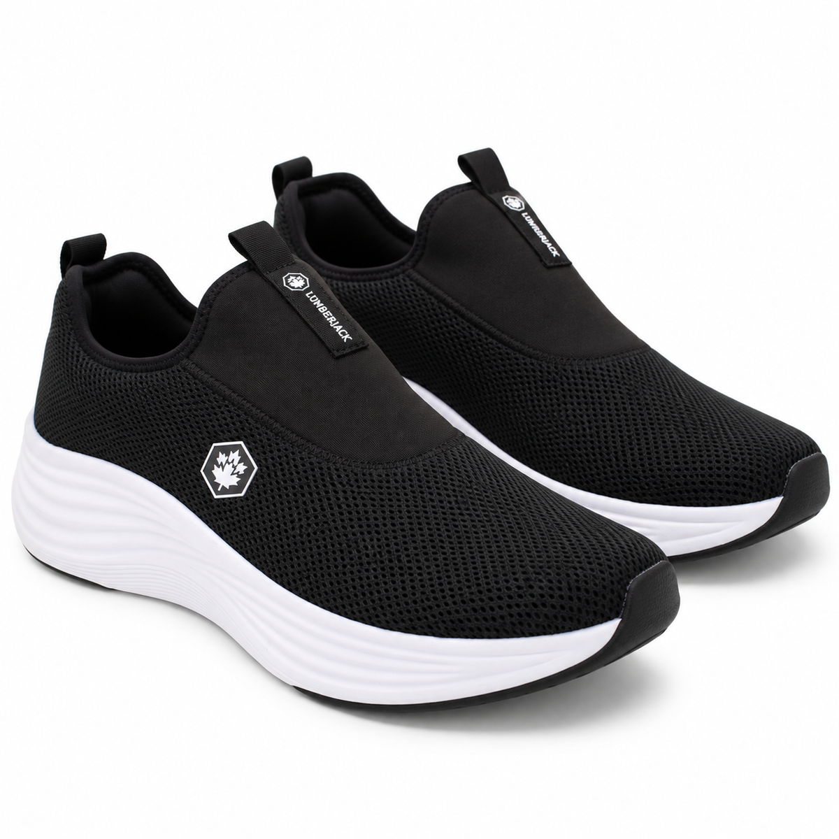 Lumberjack Talara Black Men’s Slip-On Lifestyle Sneakers