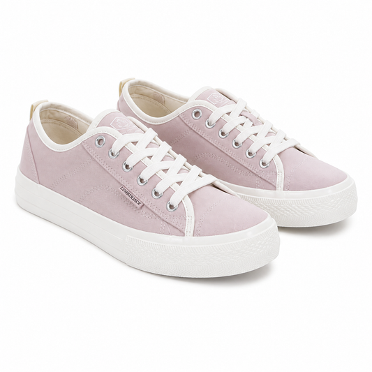 Lumberjack Ravenne Women's Dusty Rose Canvas Sneakers