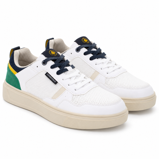 Lumberjack LAMMI Men’s Casual Sneakers - White