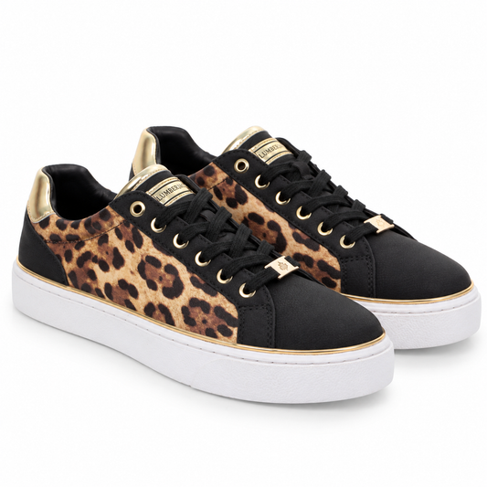 Lumberjack Safiya Black Leopard Women’s Sneaker