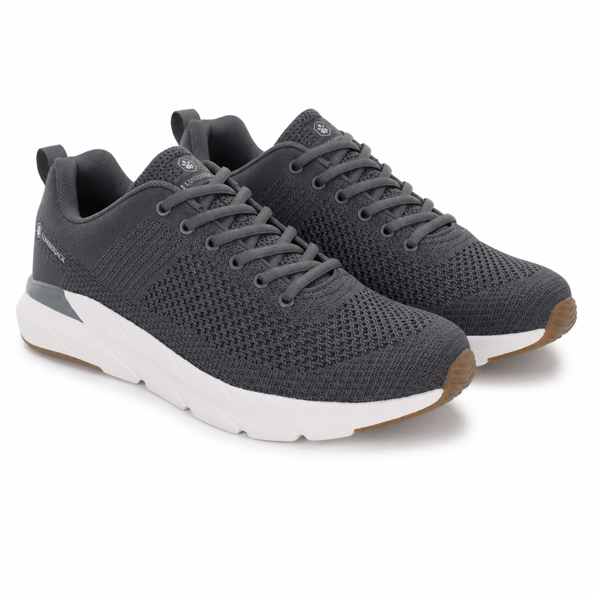 Lumberjack CONNECT Men’s Grey Knitted Sneakers