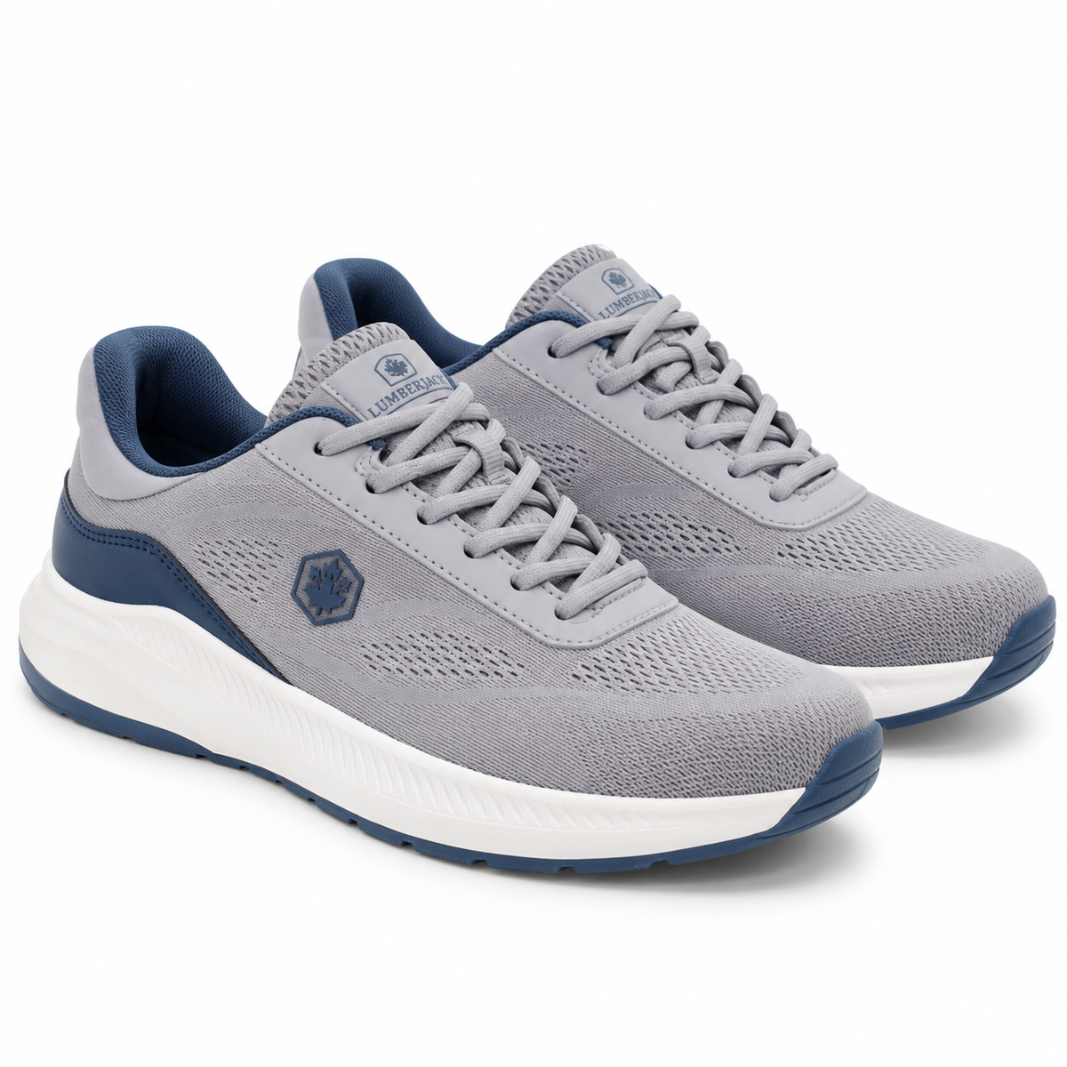 Lumberjack MUSONDA Men’s Casual Sneakers – Light Grey