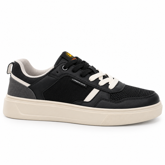 Lumberjack LAMMI Men’s Casual Sneakers – Black