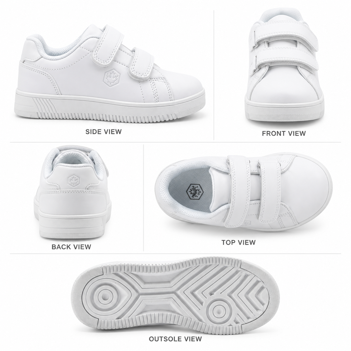 Lumberjack KIDSTER Boys Total White Sneakers