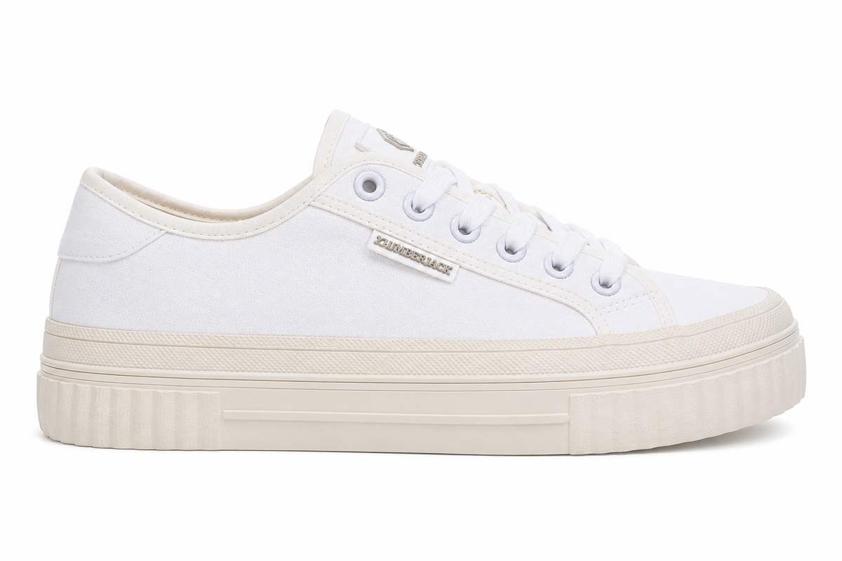 Lumberjack Anya White Casual Lifestyle Sneakers