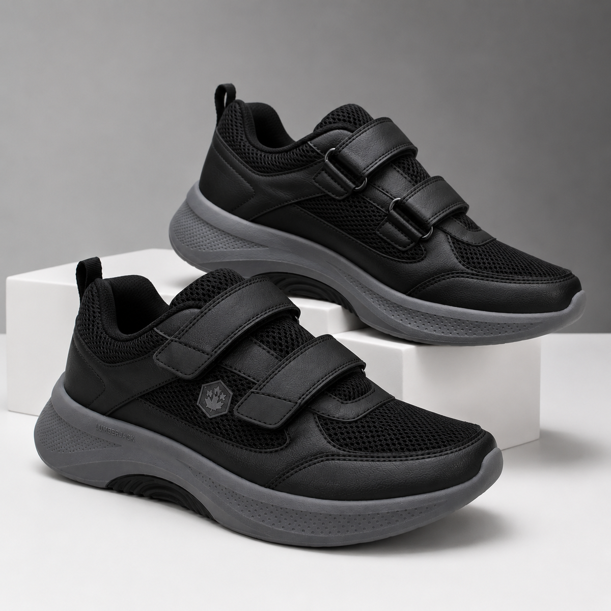 Lumberjack Close Black Men's Sneakers