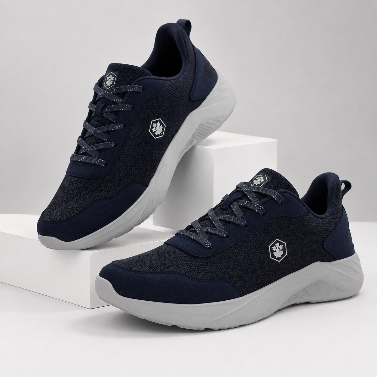 Lumberjack Karter Men's Navy Blue Casual Sneakers