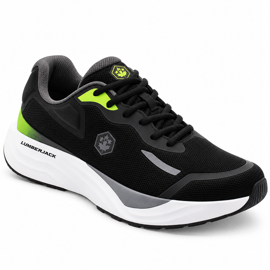Lumberjack REXRON Men’s Casual Sneakers – Black