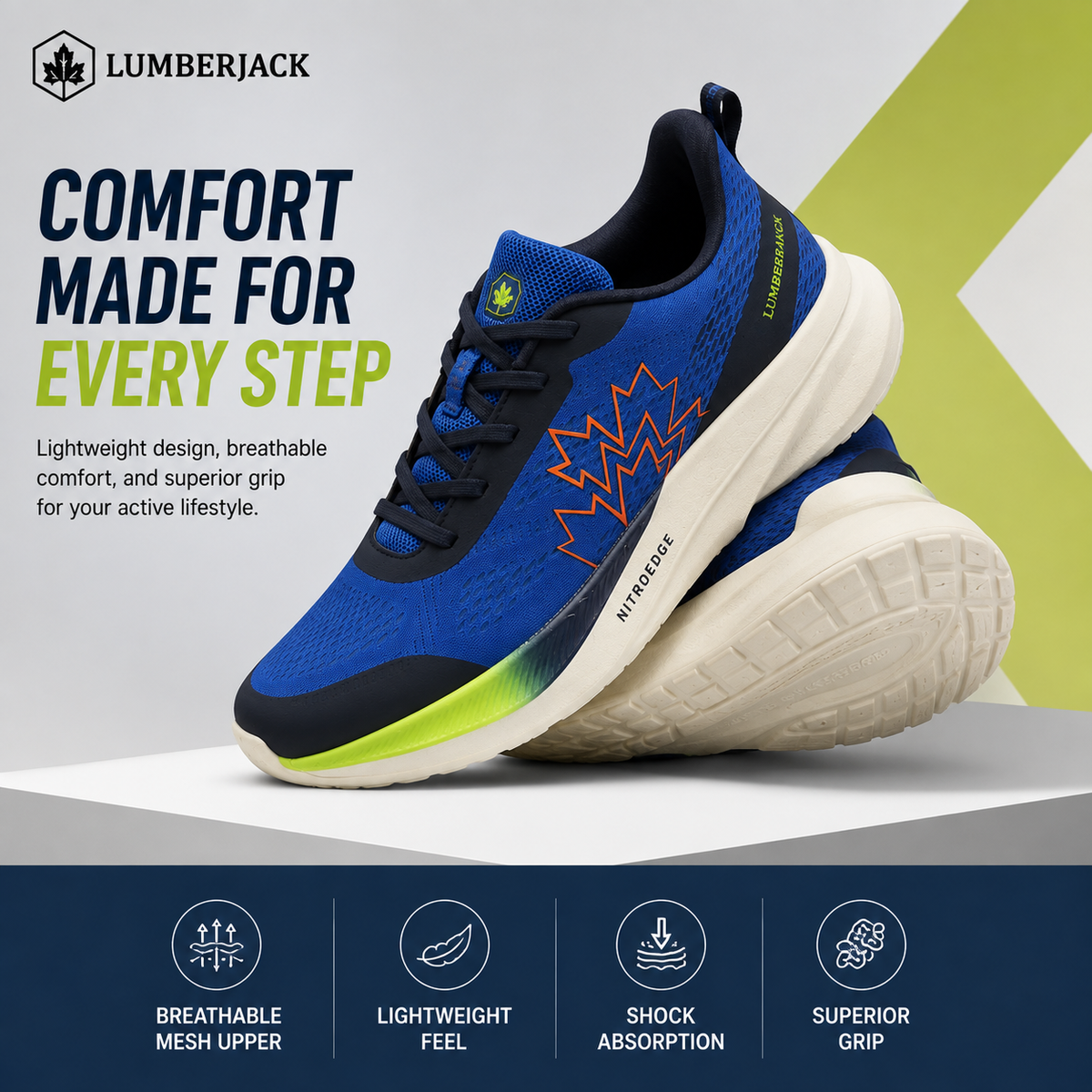 Lumberjack Tomas Blue Men's Lifestyle Sneakers