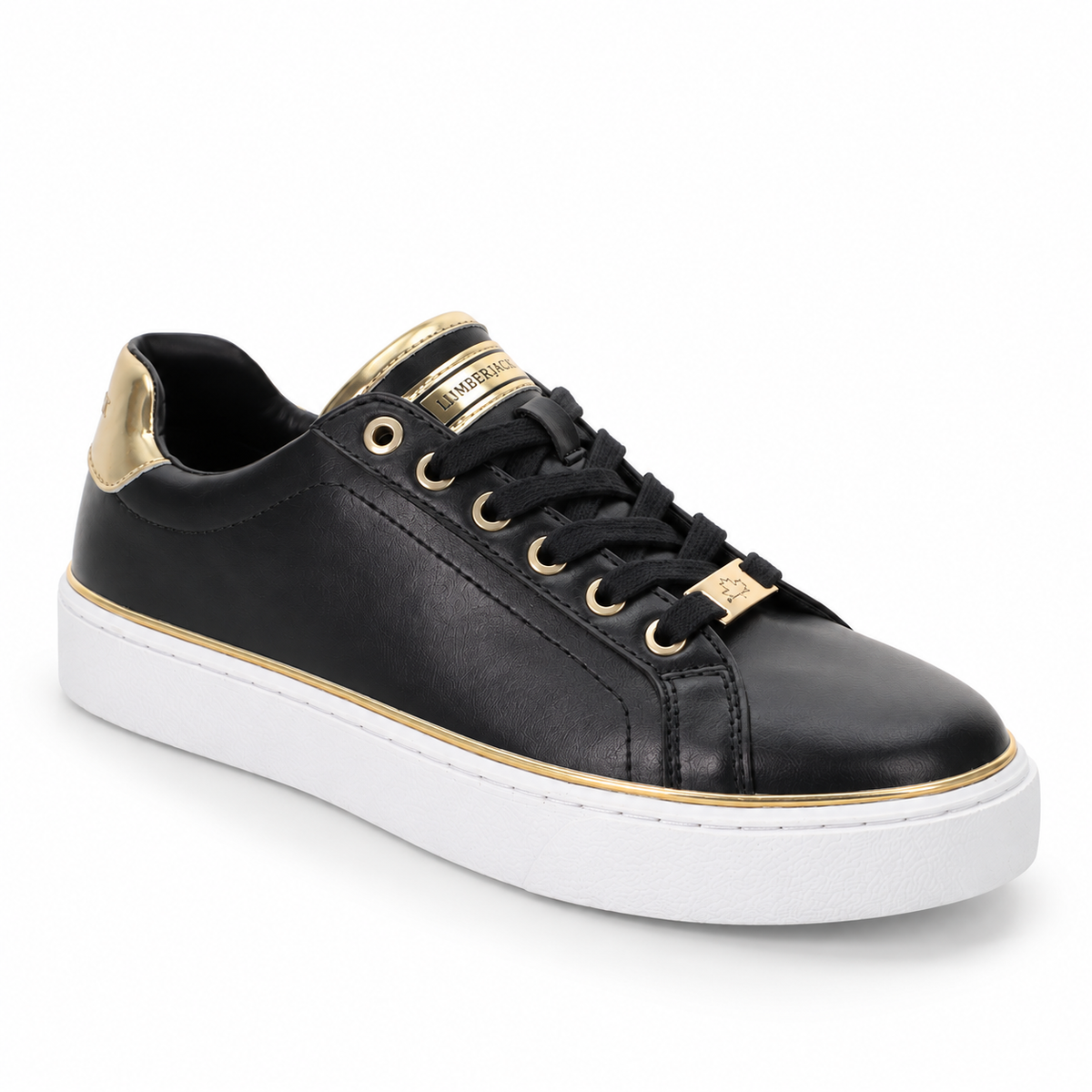 Lumberjack Safiya Black & Gold Women’s Sneakers