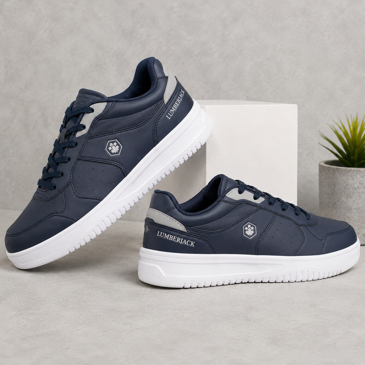 Lumberjack Udemy Men's Midnight Blue Casual Sneakers