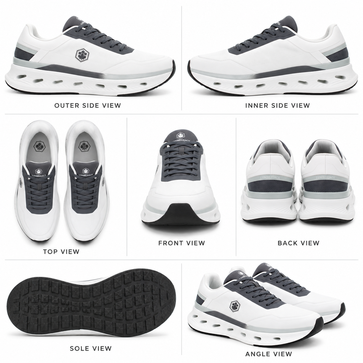 Lumberjack MUTOMBO Men’s Casual Sneakers – White