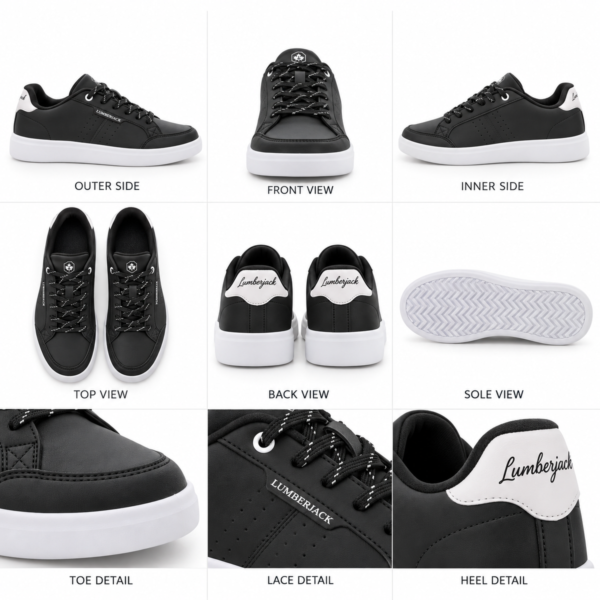 Lumberjack HELENA Women’s Casual Sneakers – Black