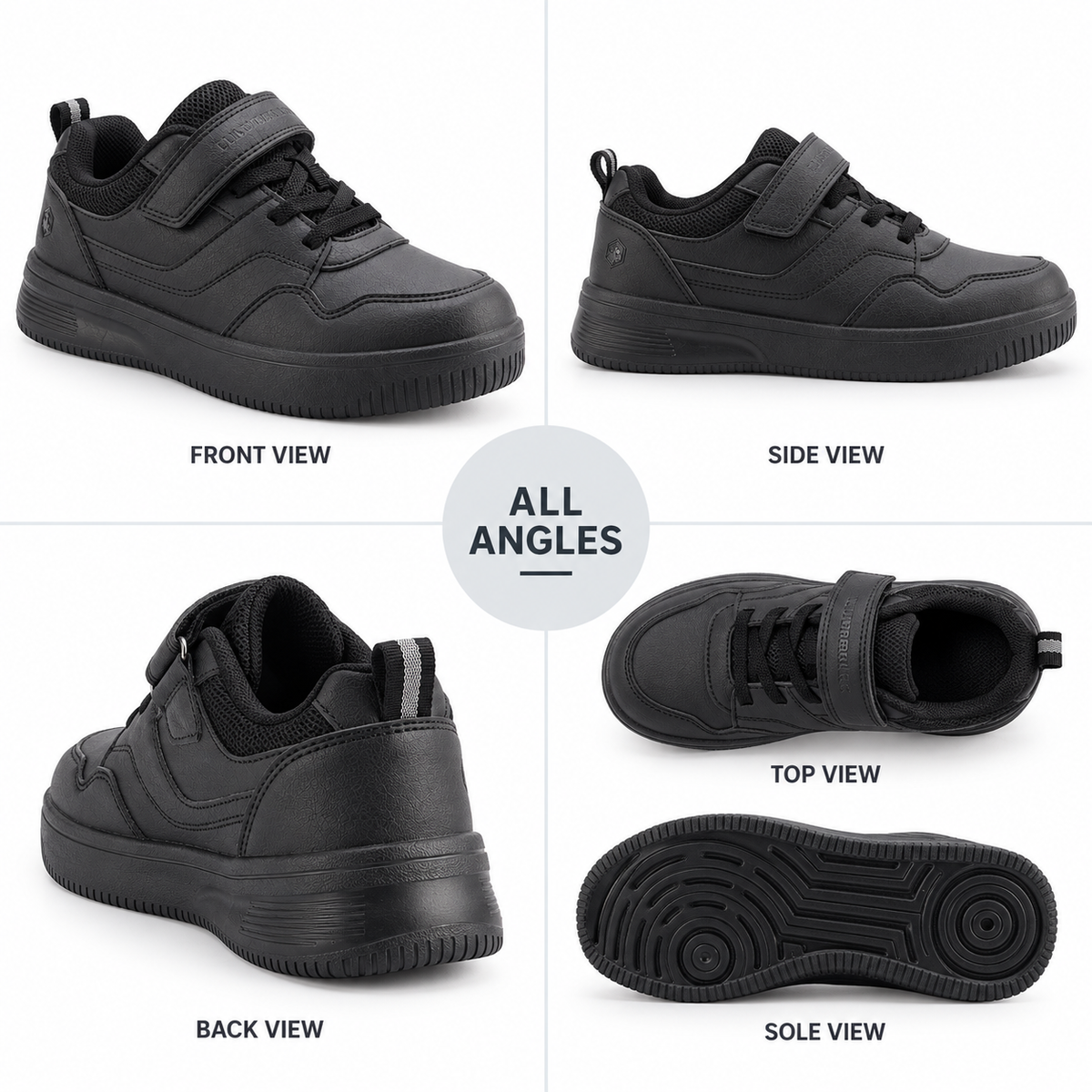 Lumberjack FINSTER Boys Total Black Sneakers