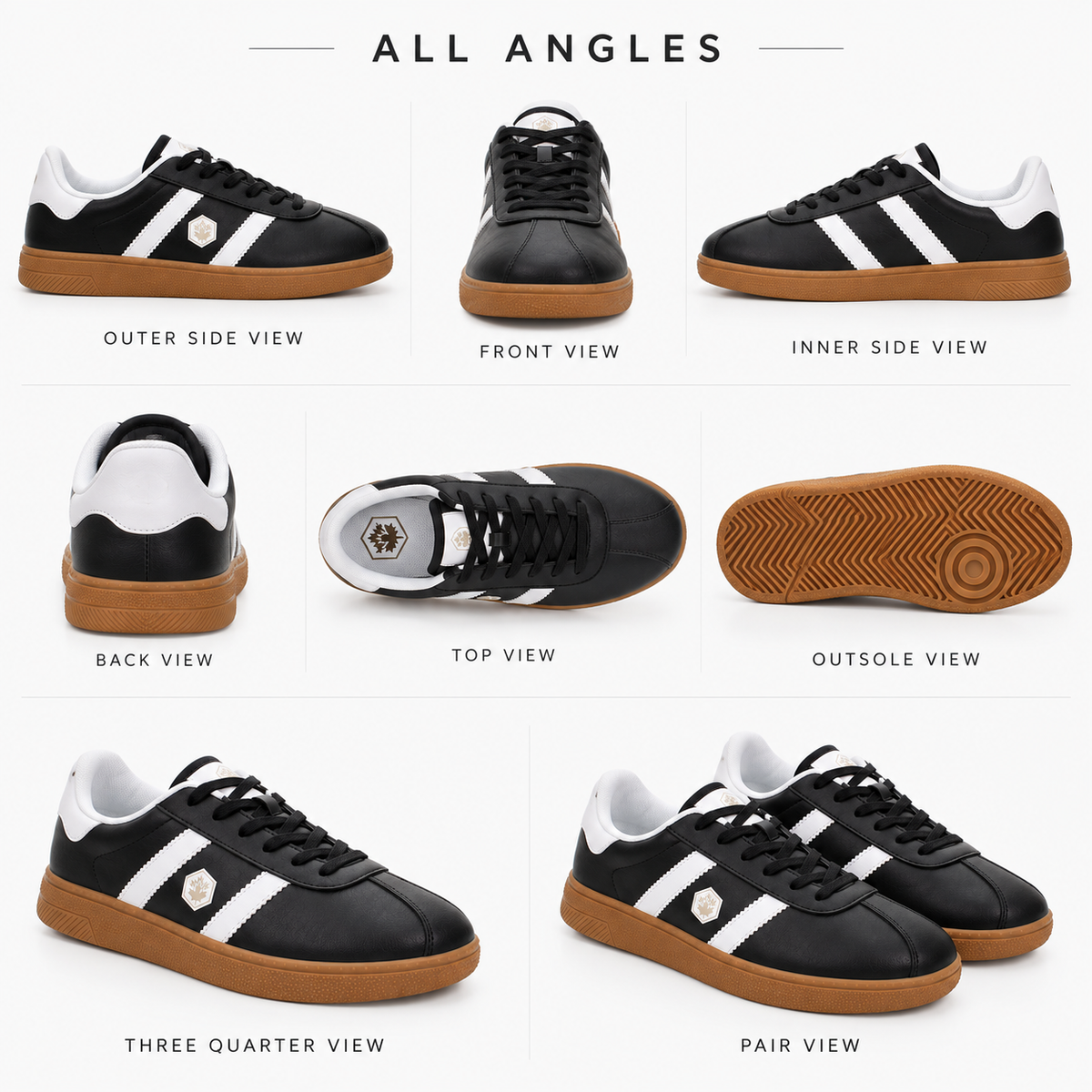 Lumberjack Frosty Black Women’s Casual Lifestyle Sneakers