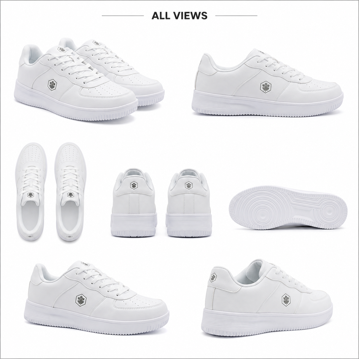 Lumberjack FINSTER Men’s White Sneakers