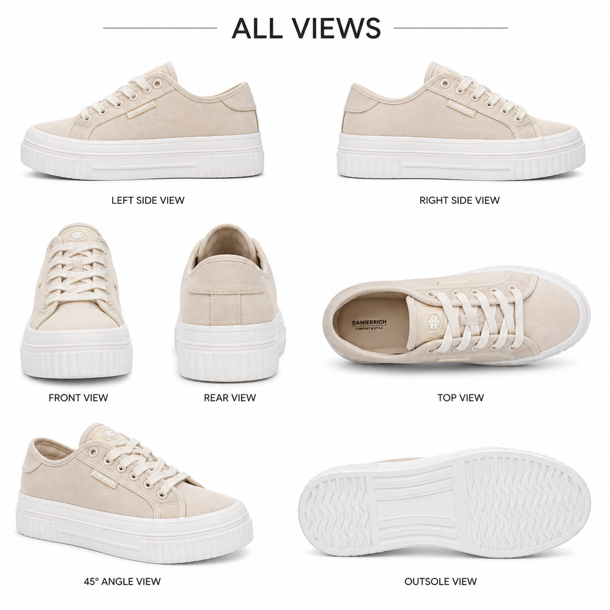 Lumberjack Anya Sand Women’s Platform Sneakers