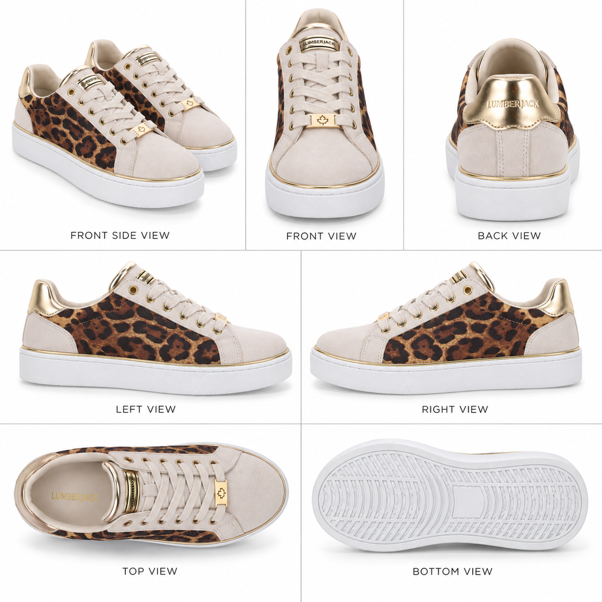 Lumberjack Safiya Sand Leopard Women's Sneaker