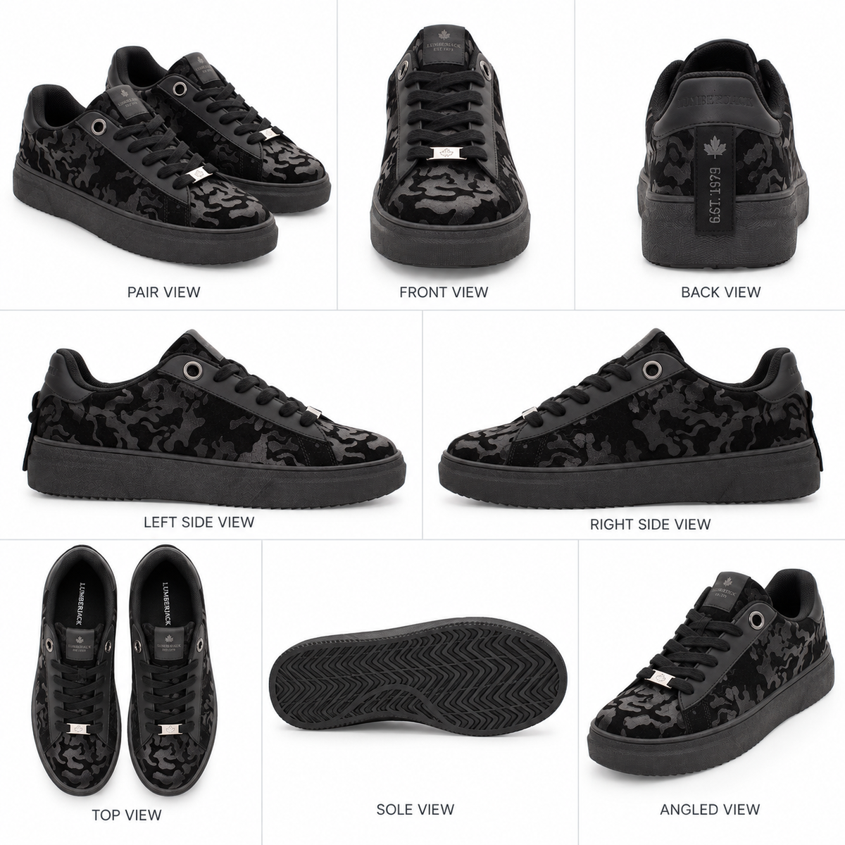 Lumberjack Geller Women’s Black Sneakers