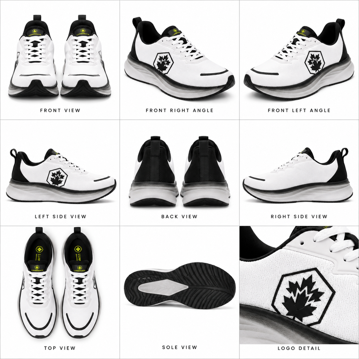 Lumberjack CHESS Men’s Casual Sneakers – White