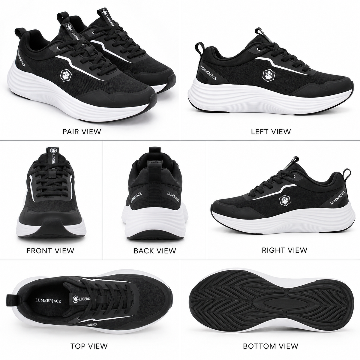 Lumberjack TALARA Women’s Casual Sneakers – Black
