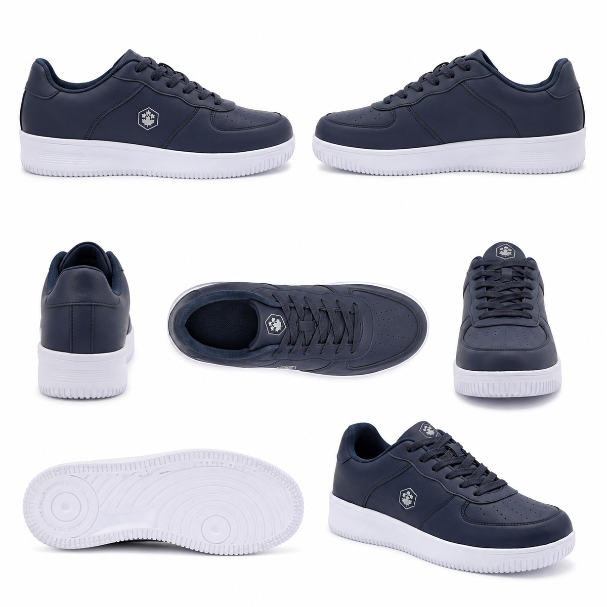 LUMBERJACK FINSTER Men's Navy Blue Sneakers