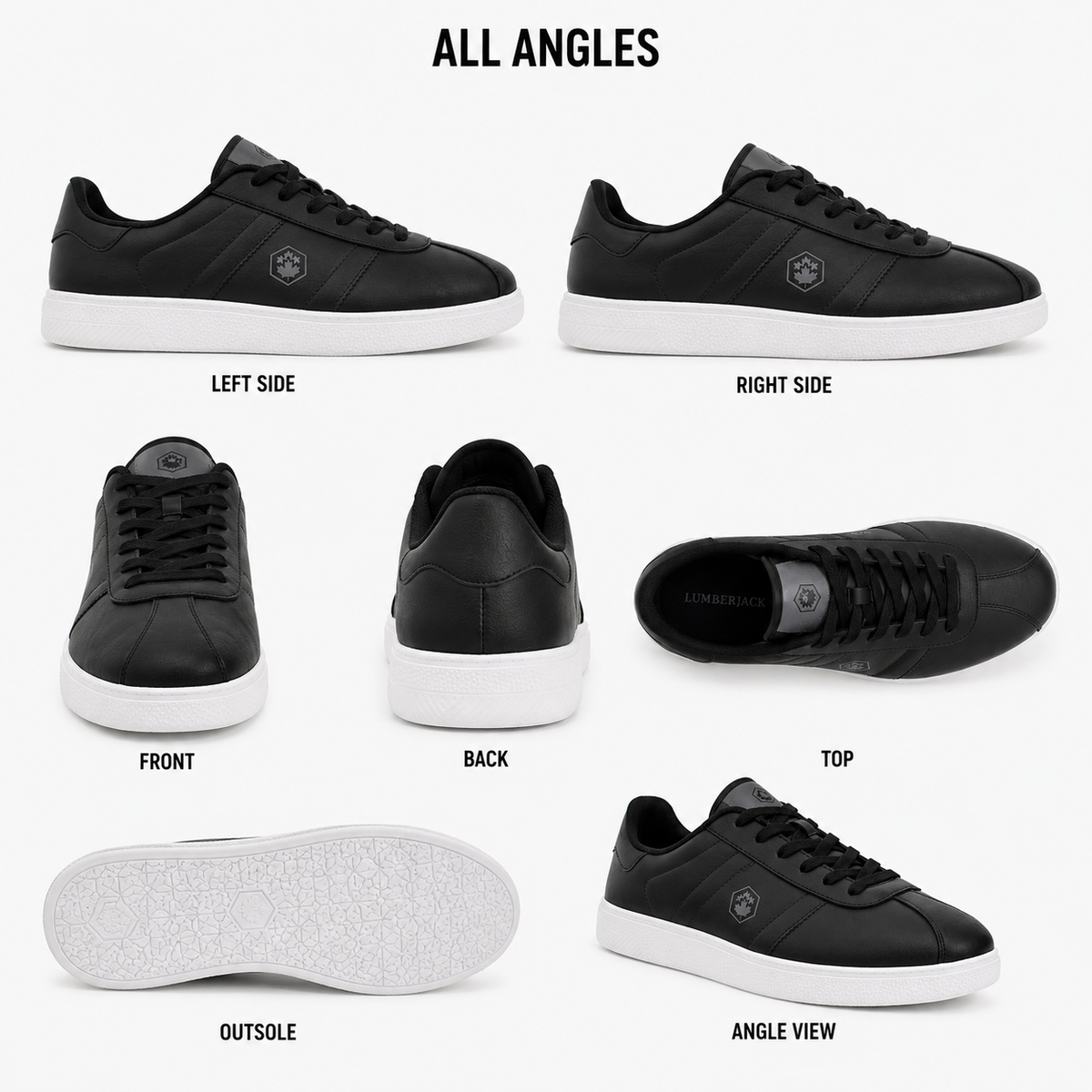 Lumberjack Frosty Black Men’s Casual Sneakers