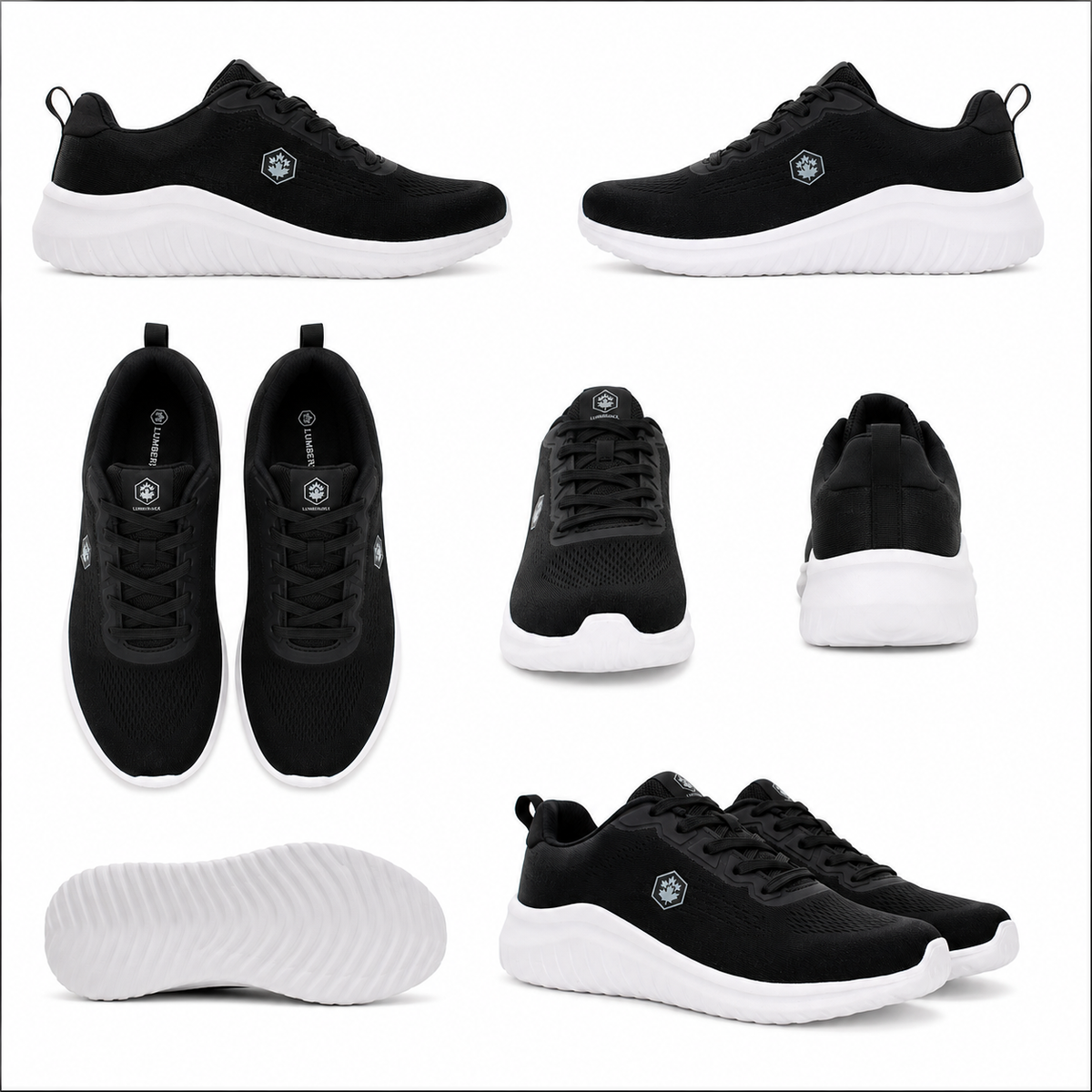 Lumberjack Moko Black Men's Casual Lifestyle Sneakers