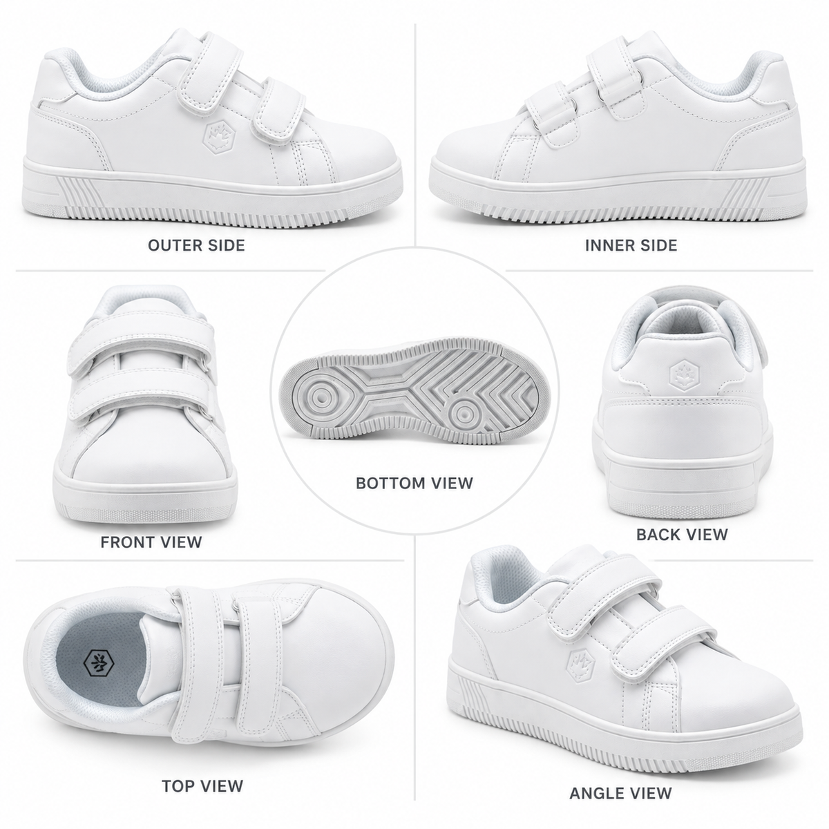 Lumberjack KIDSTER Boys Total White Sneakers