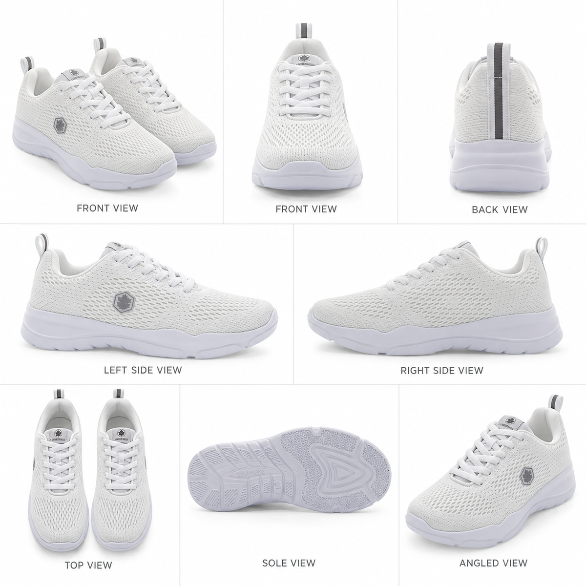 Lumberjack Agatha Women's White Mesh Sneakers