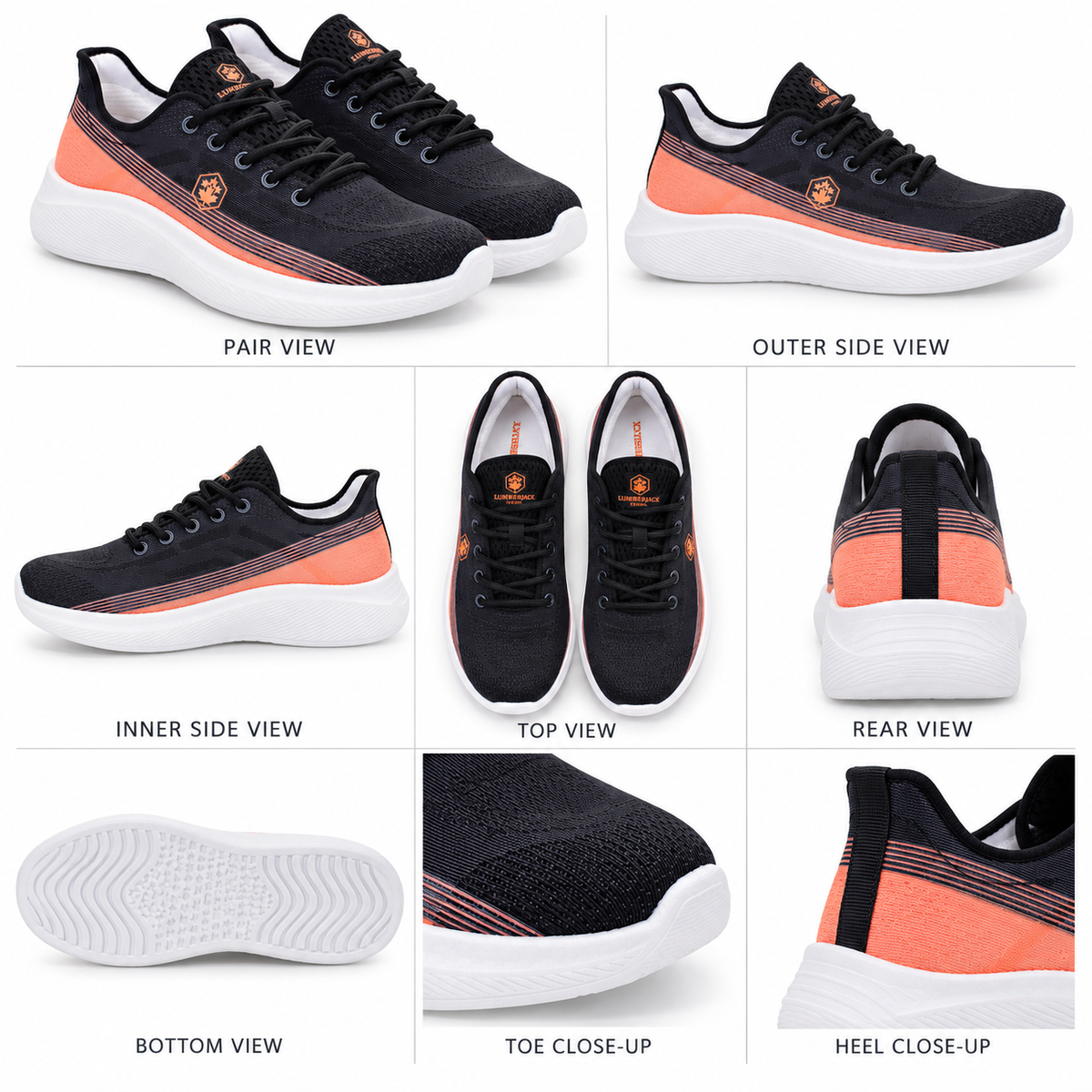 Lumberjack Venda Black Women’s Lifestyle Sneakers