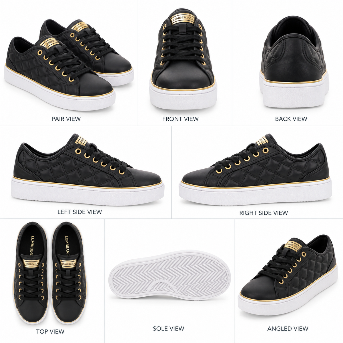 Lumberjack Safiya Women's Black Sneakers