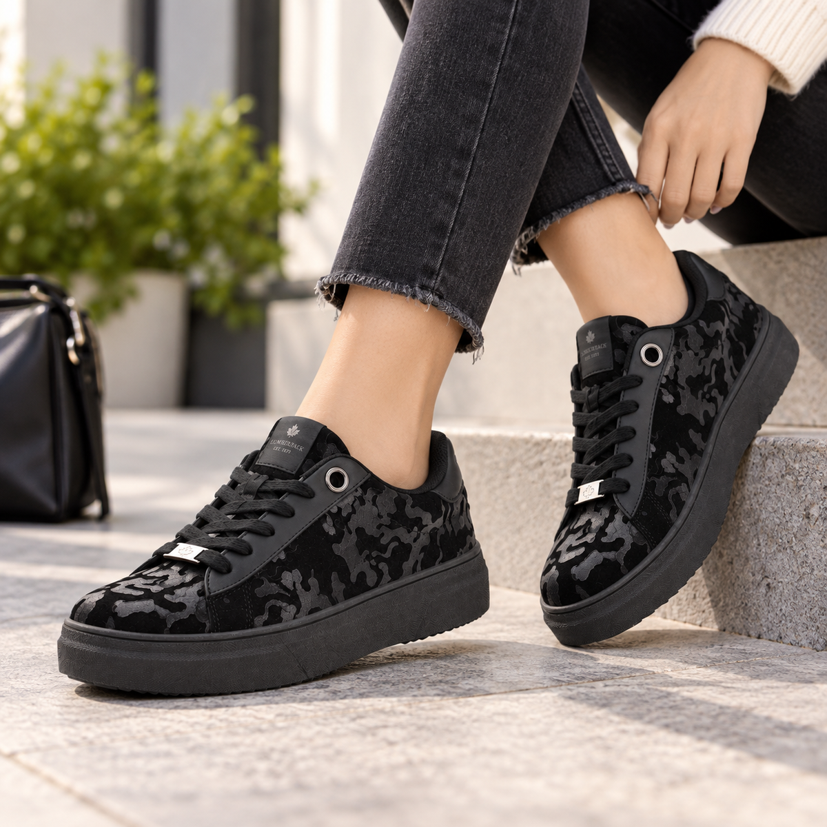 Lumberjack Geller Women’s Black Sneakers