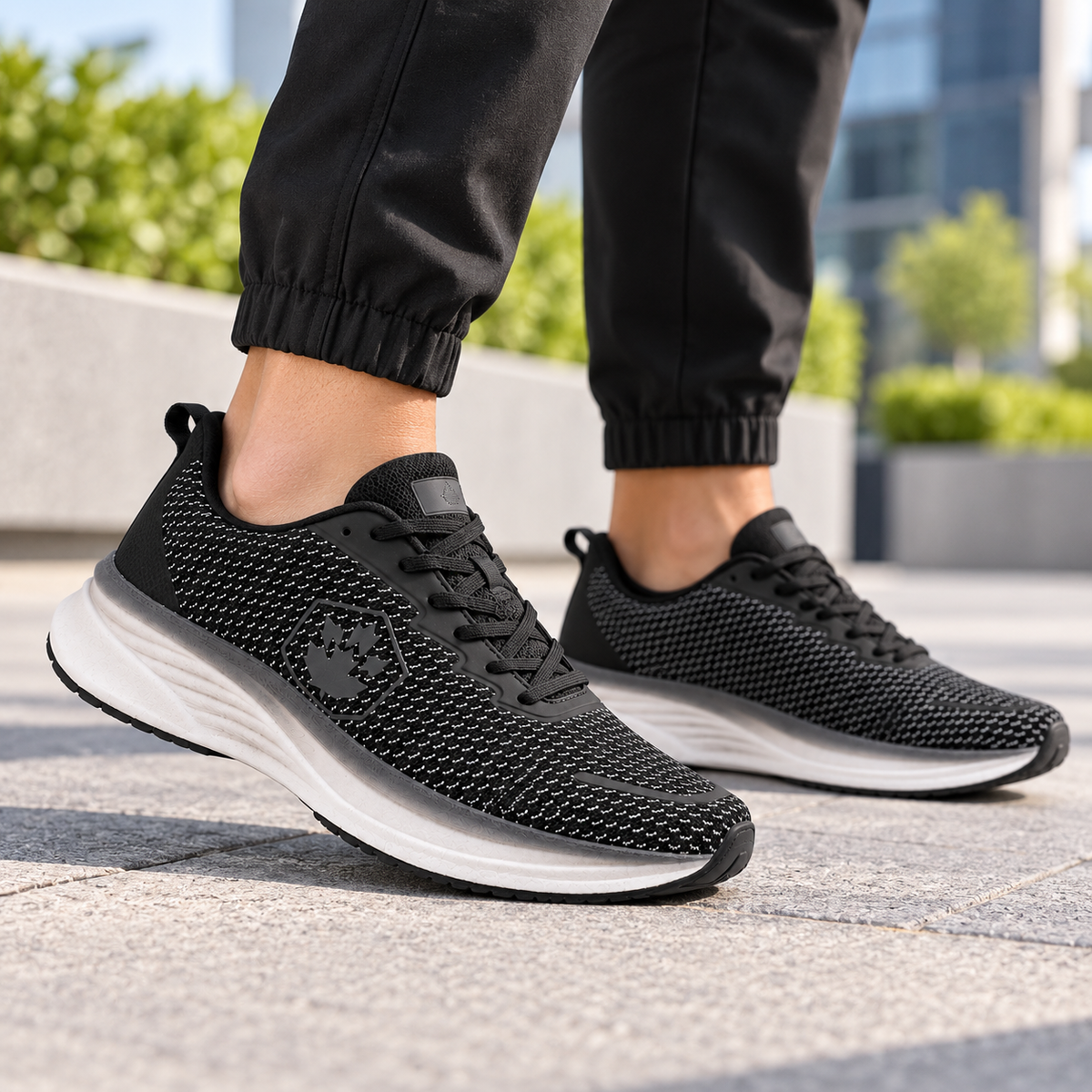 Lumberjack CHESS Men’s Casual Sneakers – Black
