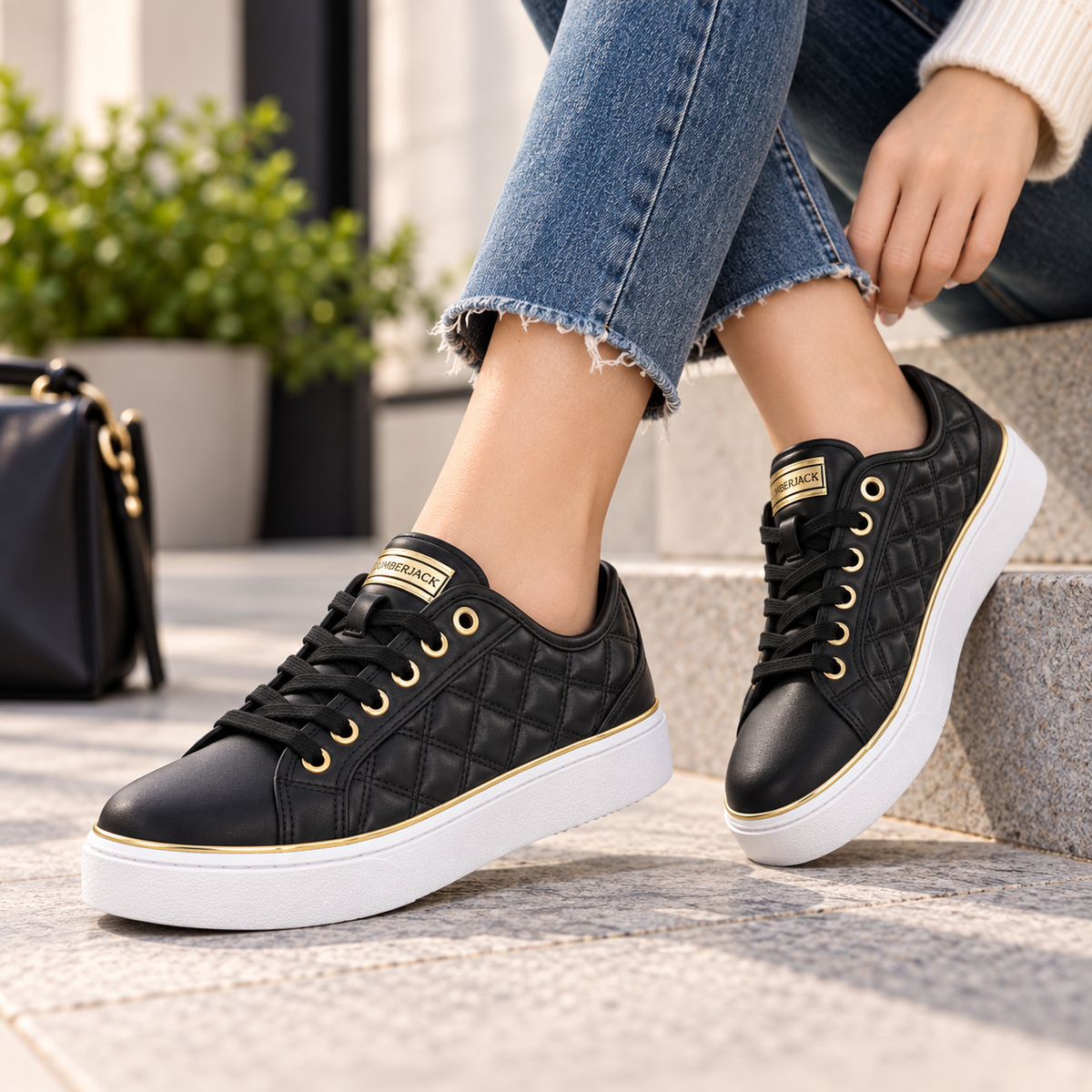 Lumberjack Safiya Women's Black Sneakers