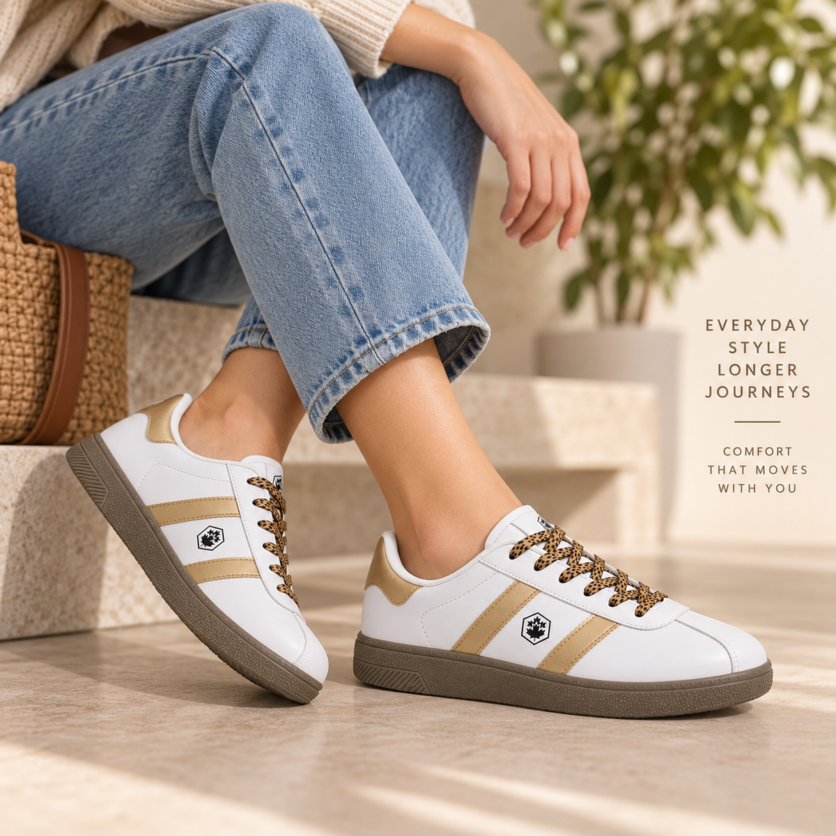 Lumberjack Frosty Off White Women’s Casual Lifestyle Sneakers