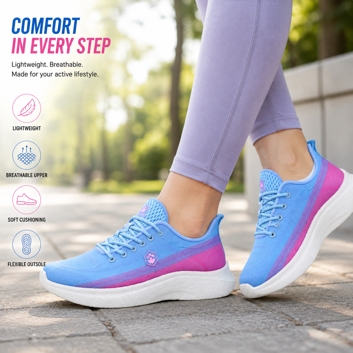 Lumberjack Venda Blue Women's Lifestyle Sneakers UAE