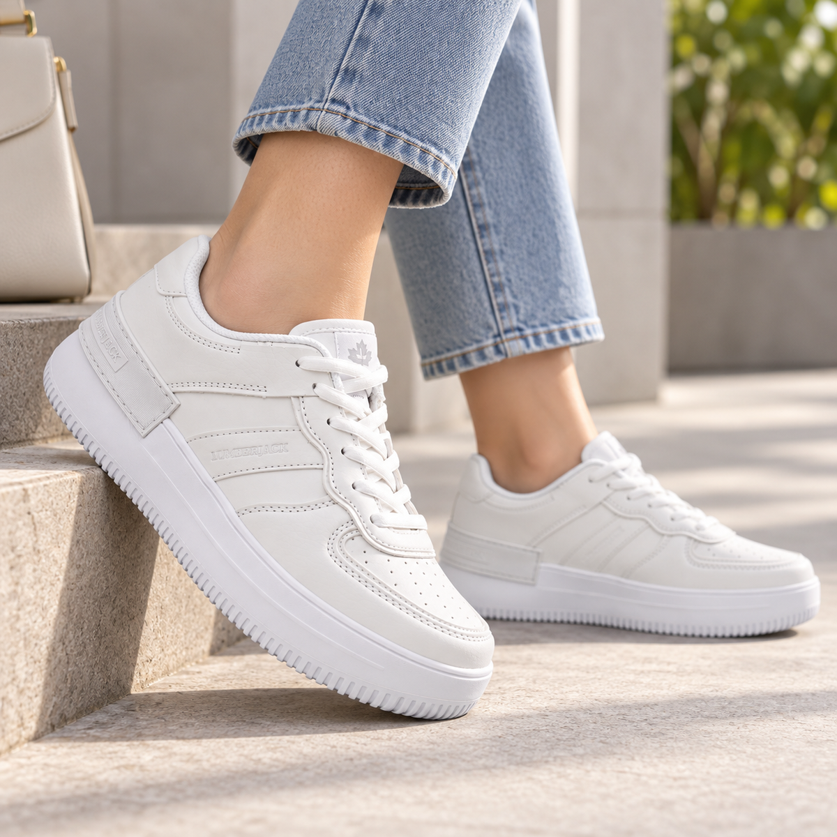 Lumberjack Freya Women's White Platform Sneakers