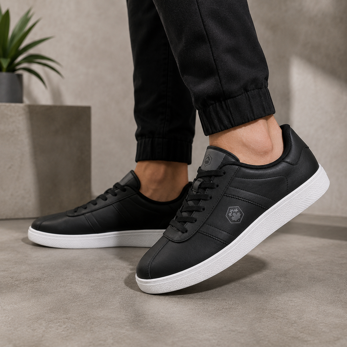 Lumberjack Frosty Black Men’s Casual Sneakers