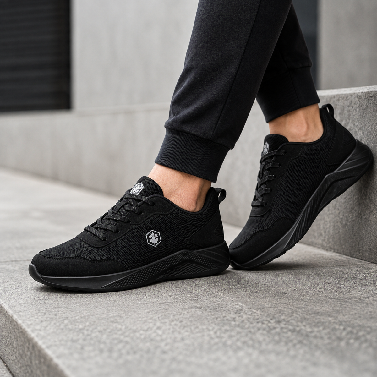Lumberjack Karter Men's Black Casual Sneakers