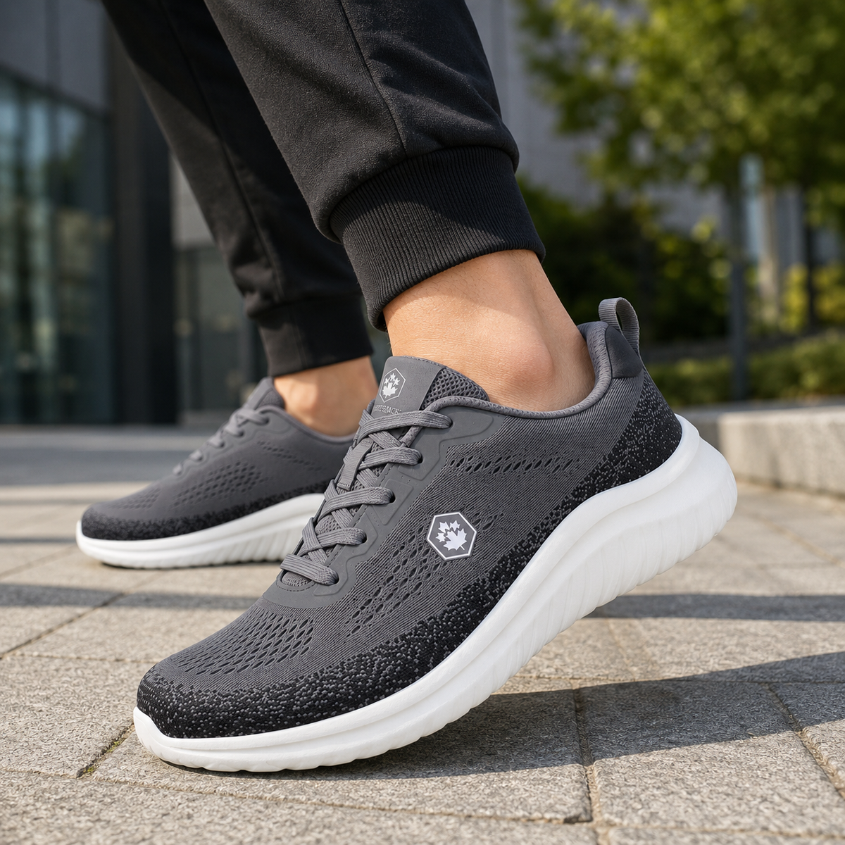 Lumberjack Moko Dark Grey Men's Casual Lifestyle Sneakers