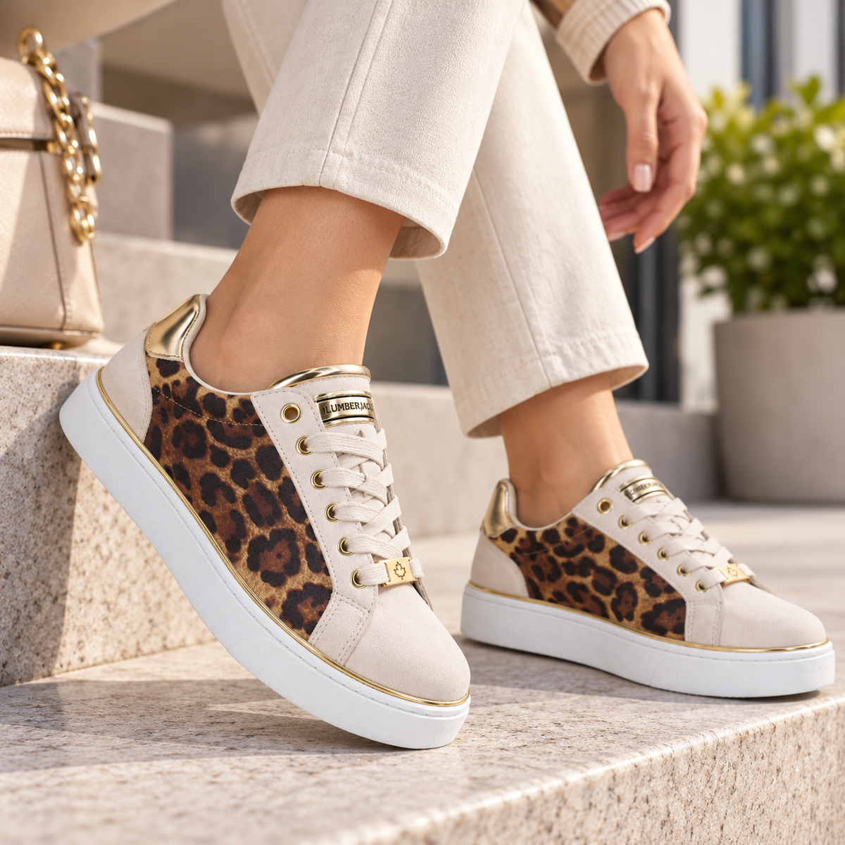 Lumberjack Safiya Sand Leopard Women's Sneaker