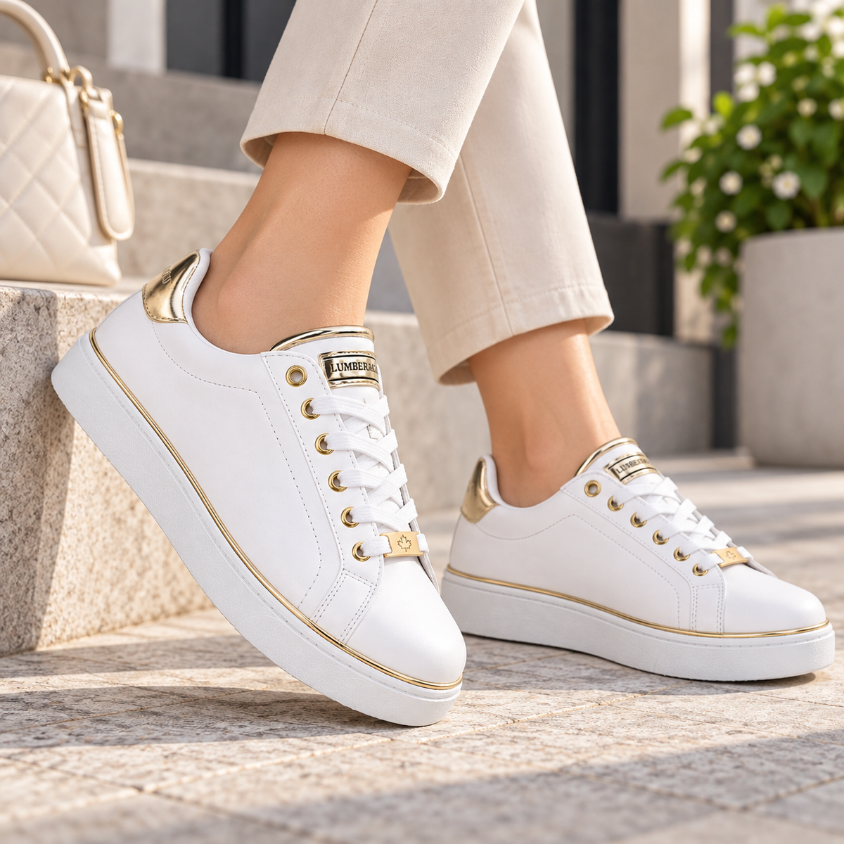 Lumberjack Safiya Women’s White Sneakers