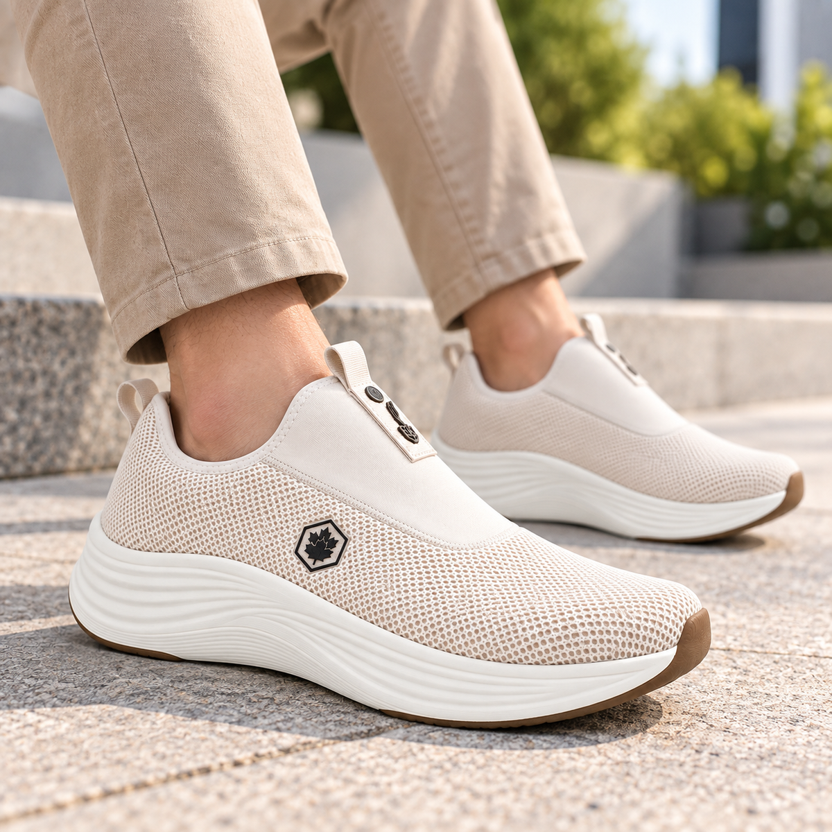 Lumberjack Talara Sand Men’s Slip-On Sneakers